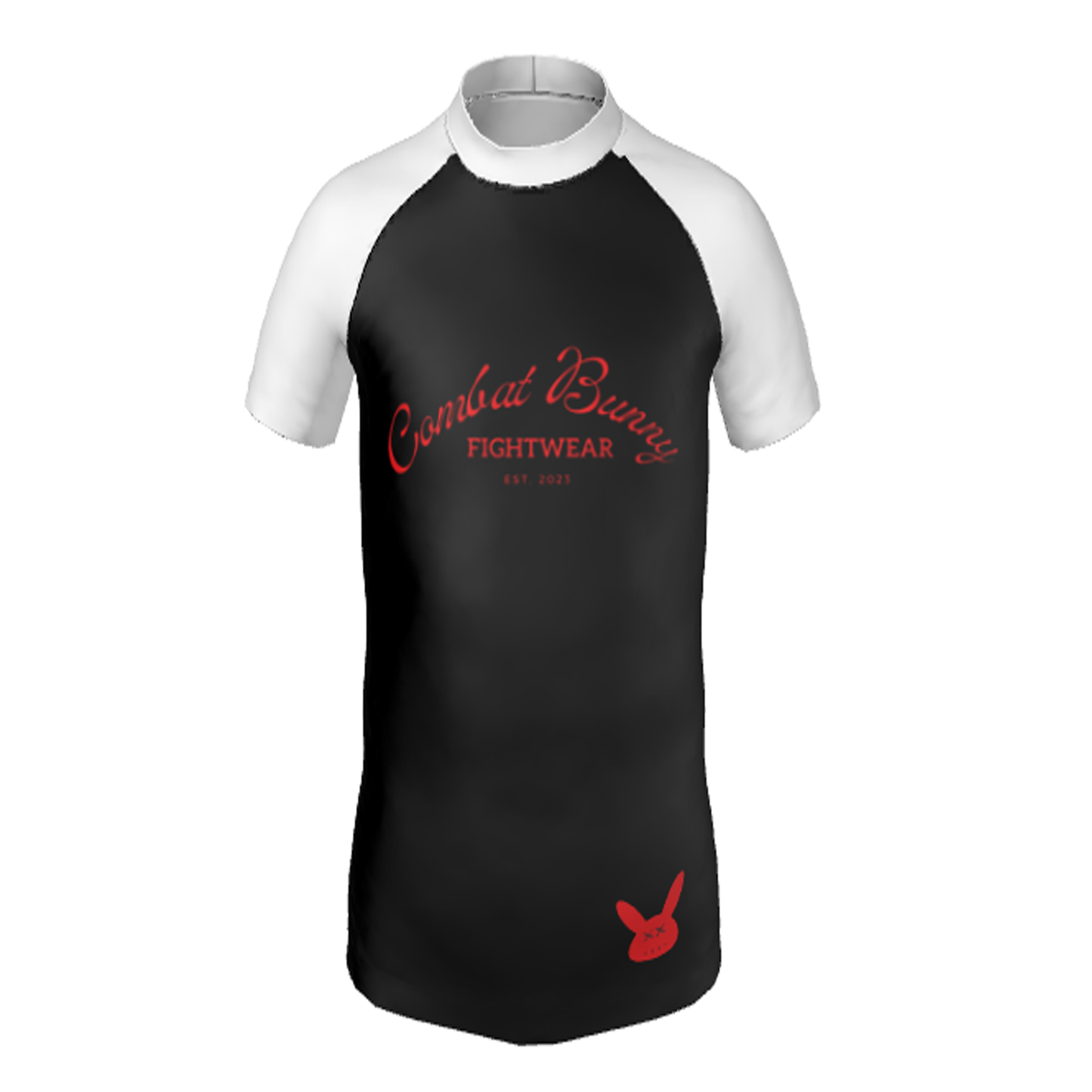 Youth's White Ranked Rash Guard Short Sleeve