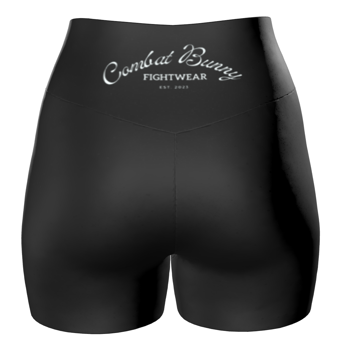 Women's Basic Black Compression Shorts