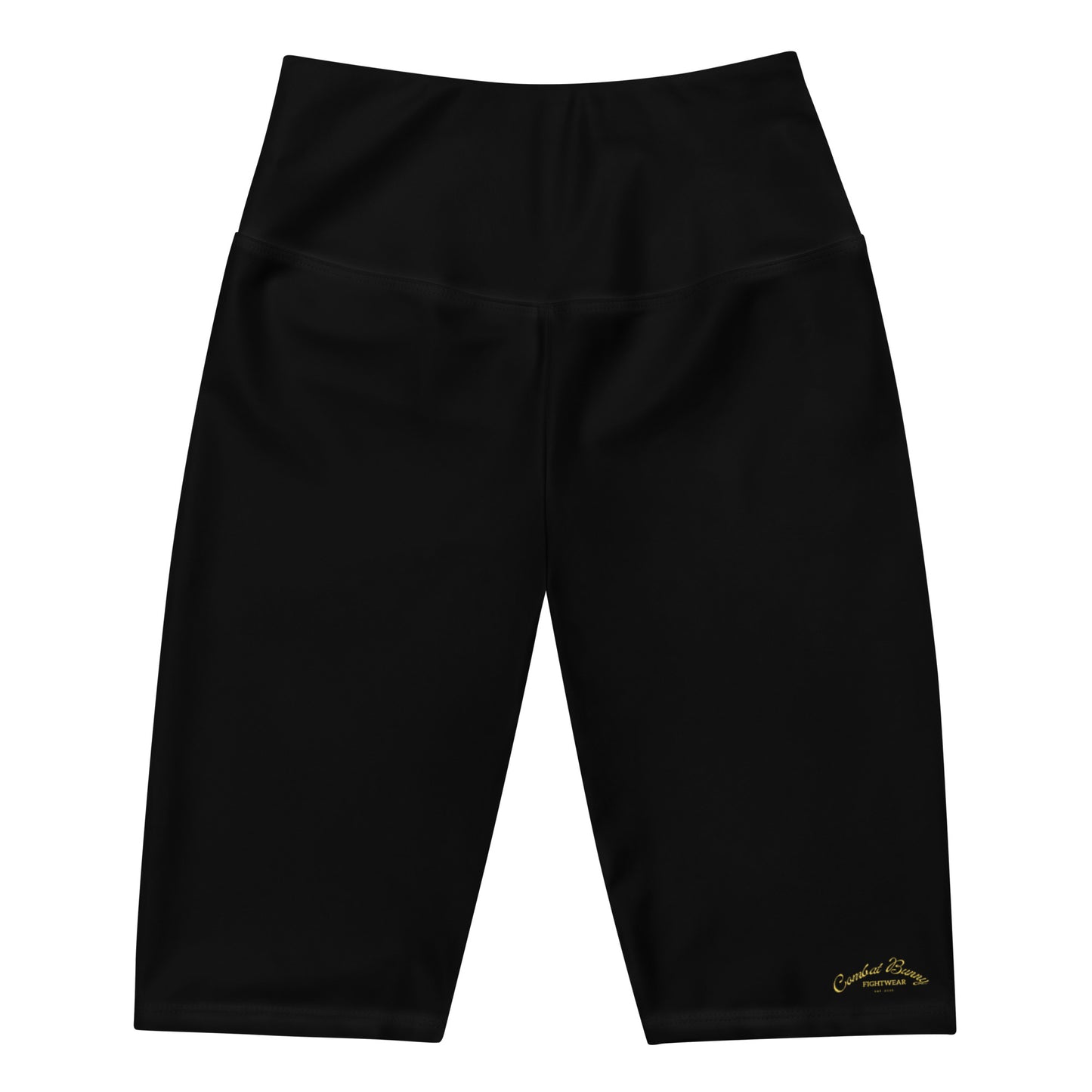 Woman's Basic Black Biker Shorts