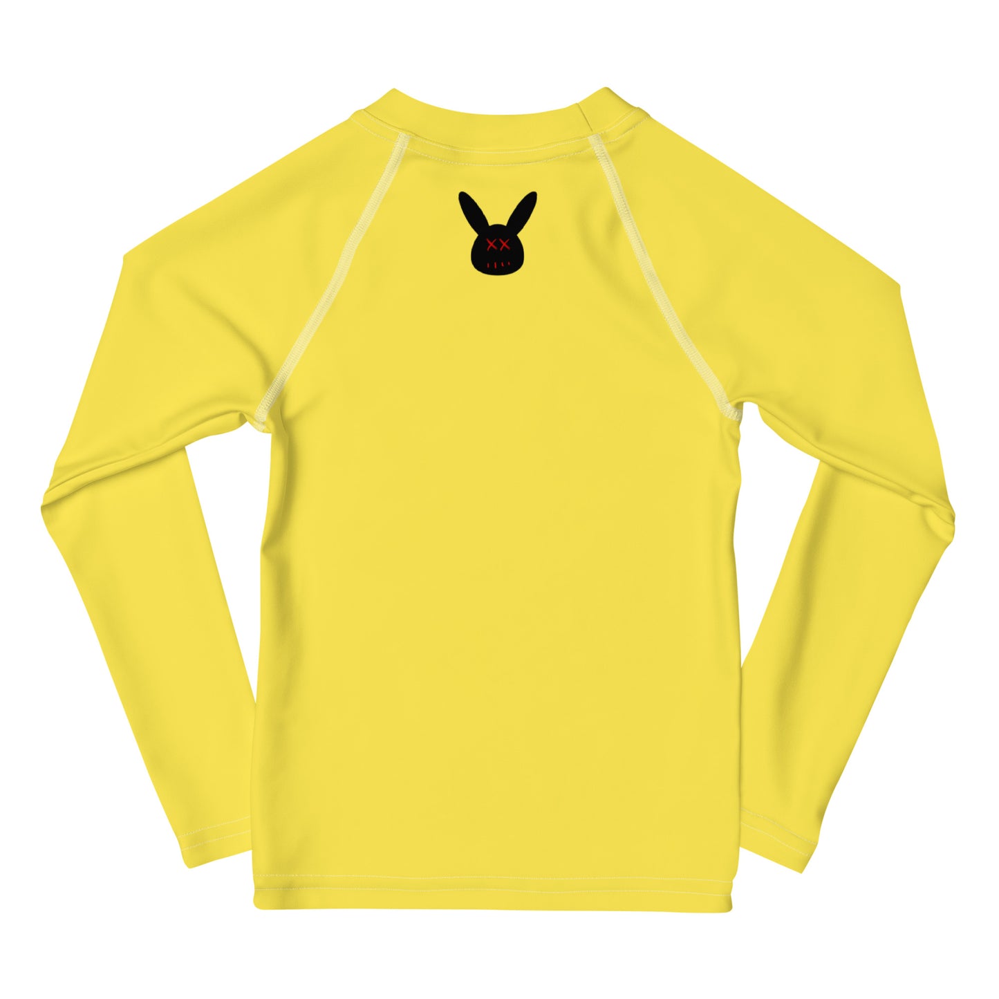 Kids Basic Yellow Long Sleeve Rash Guard