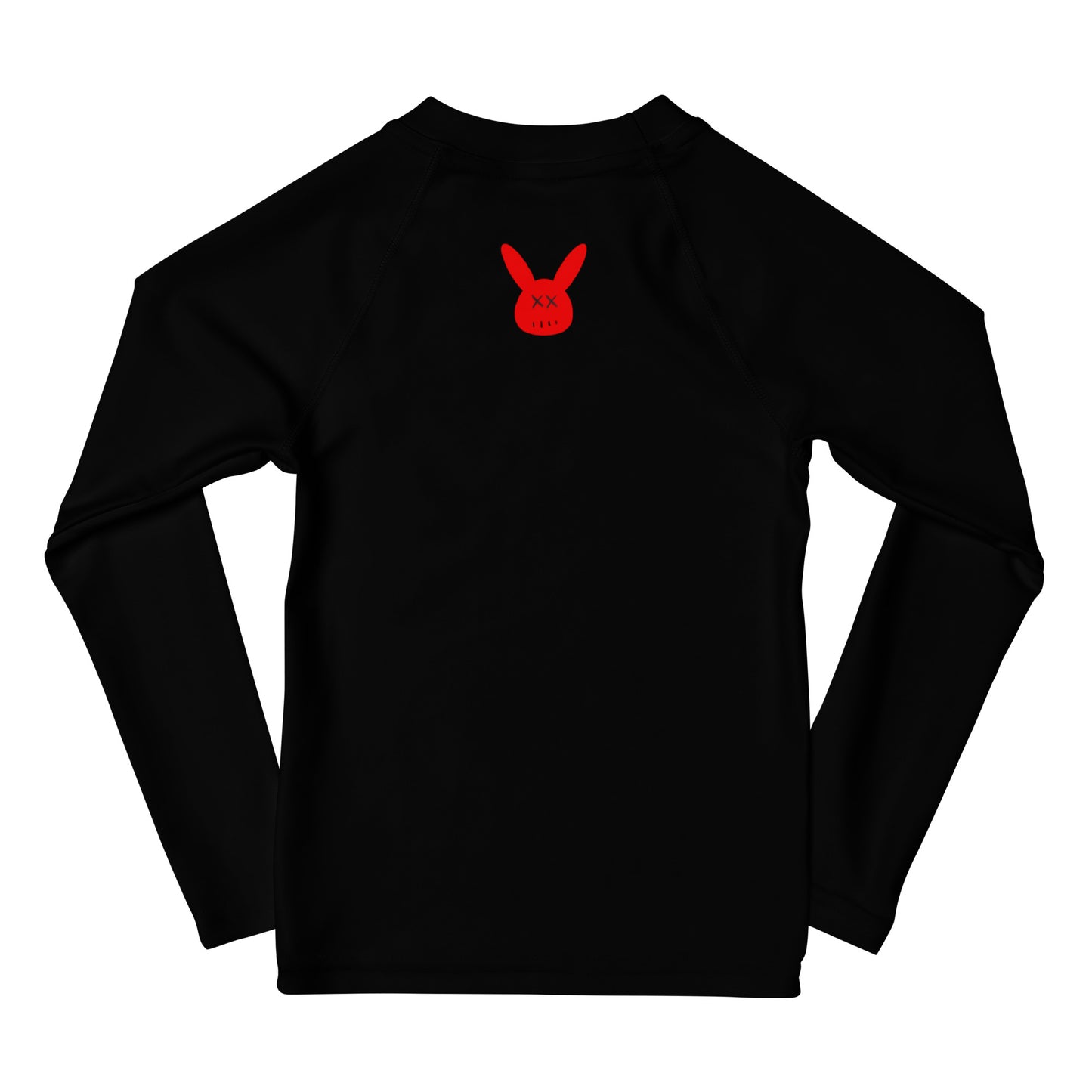 Kids Basic Black Long Sleeve Rash Guard