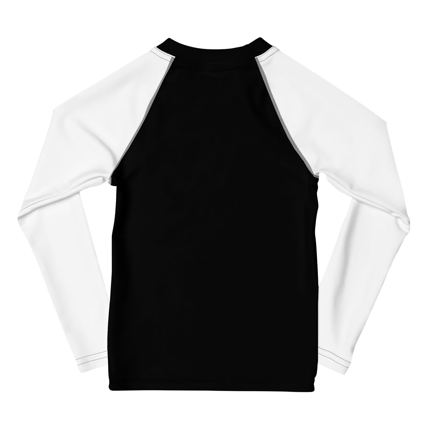 Kids White Ranked Long Sleeve Rash Guard