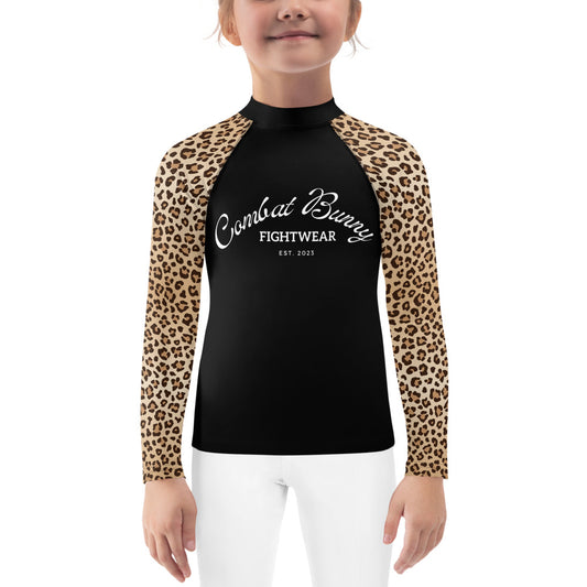 Kids Leopard Print Rash Guard