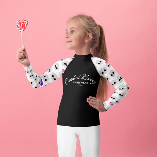 Kids Cartoon Skull Rash Guard