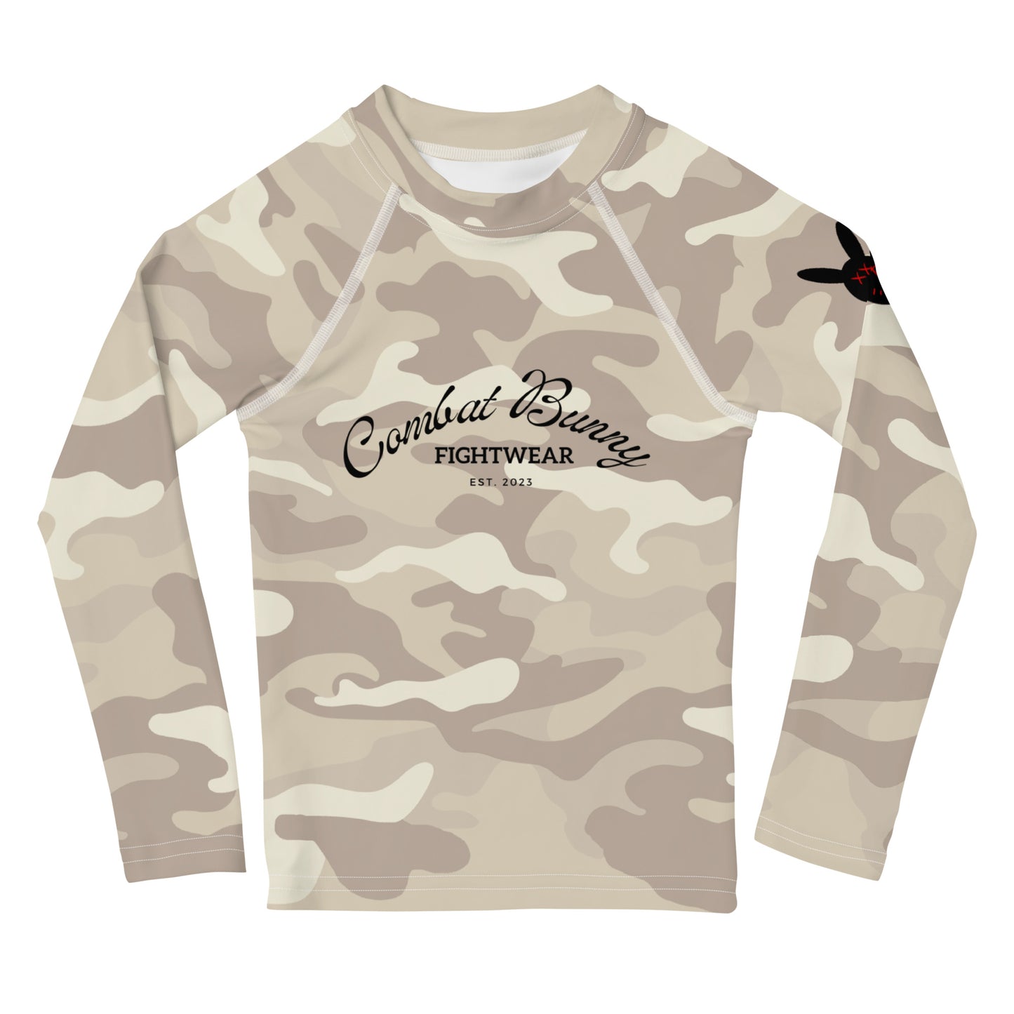 Kids Desert Camo Long Sleeve Rash Guard