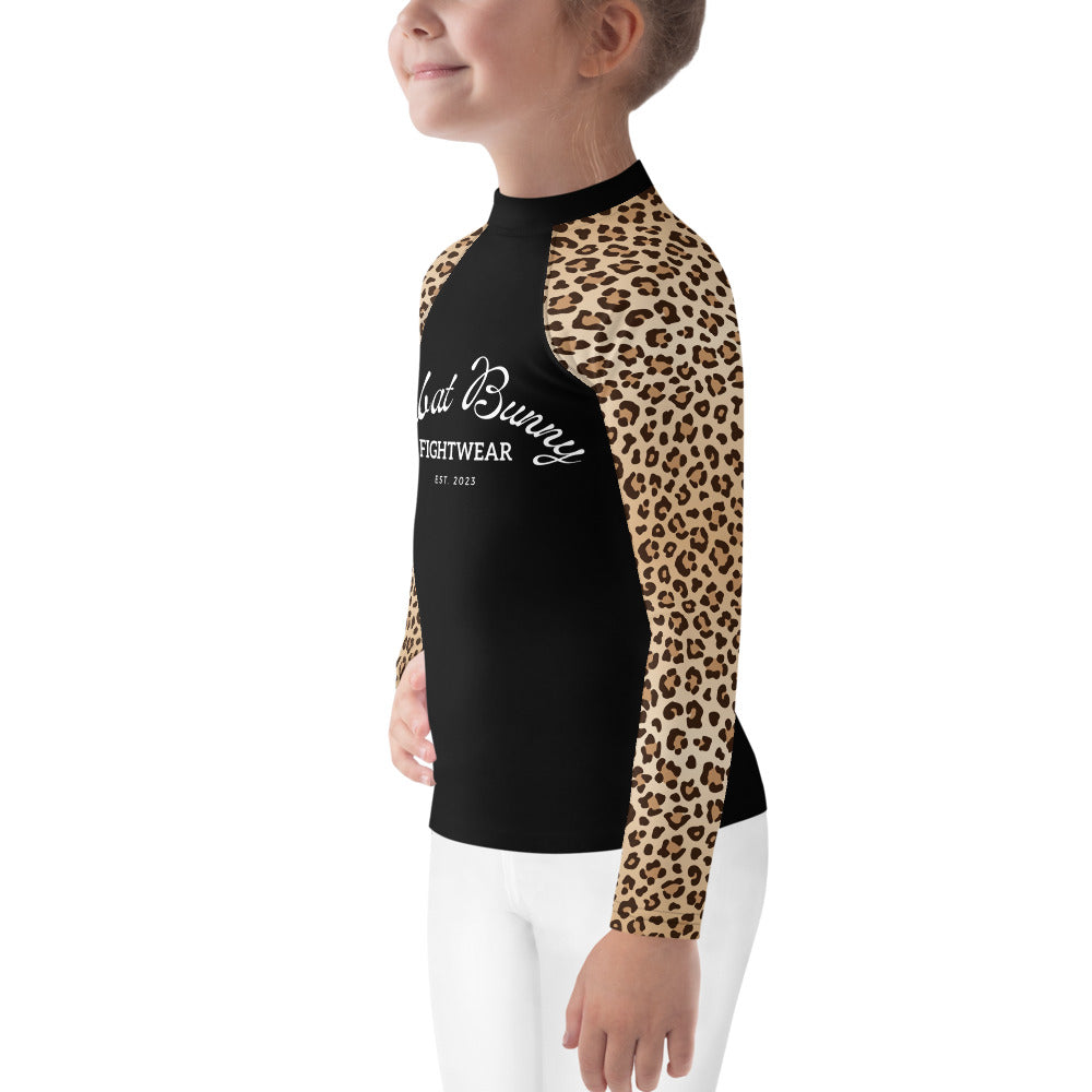 Kids Leopard Print Rash Guard