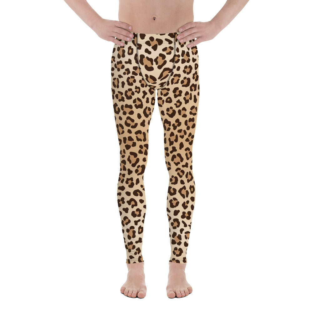 Men's Leopard Print Leggings