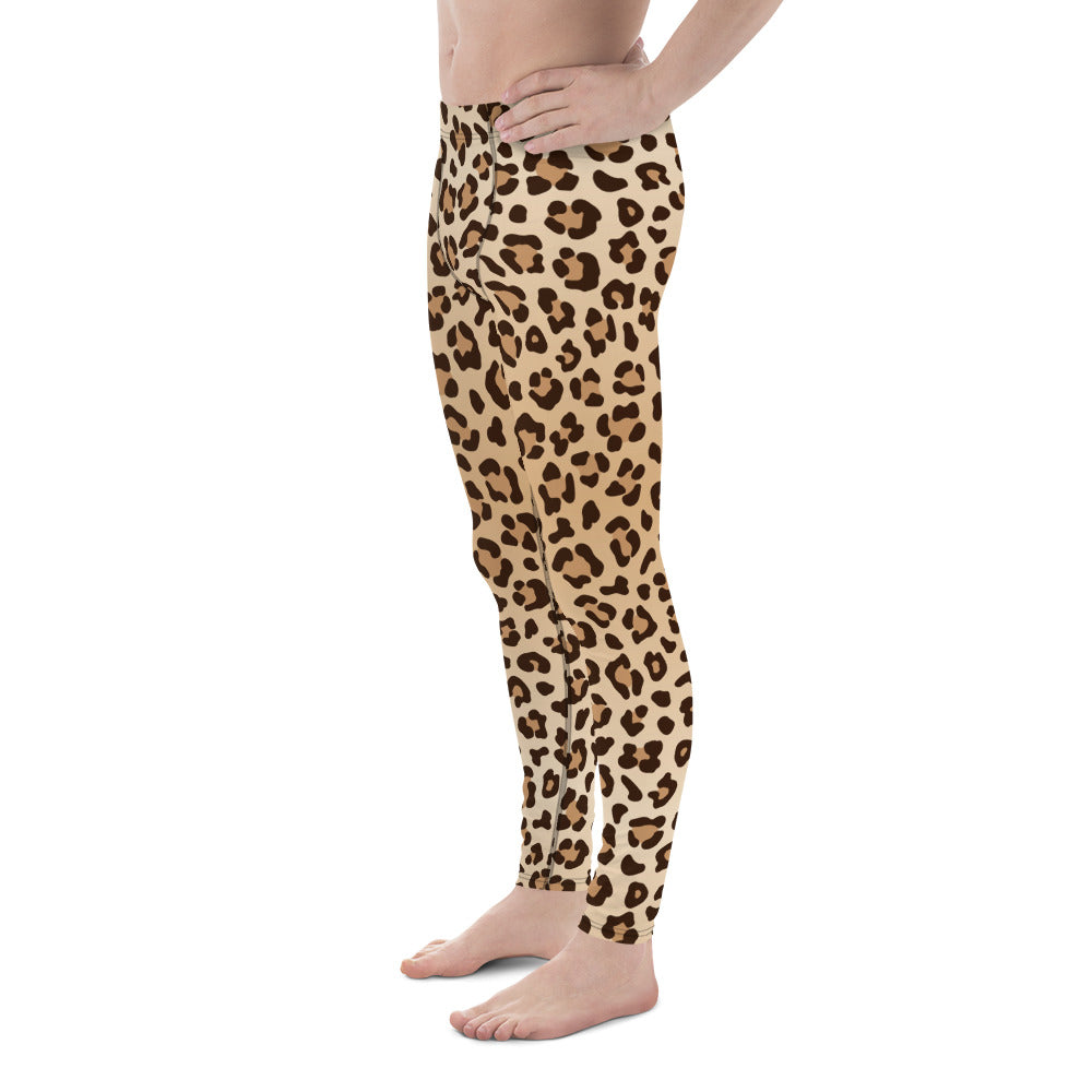 Men's Leopard Print Leggings