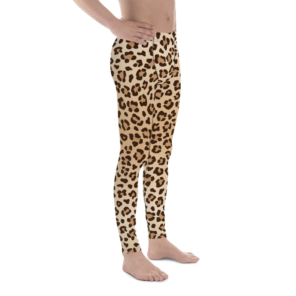 Men's Leopard Print Leggings