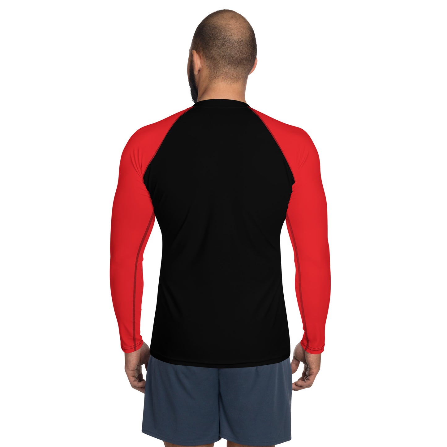 Men's Ranked Black/Red Rash Guard