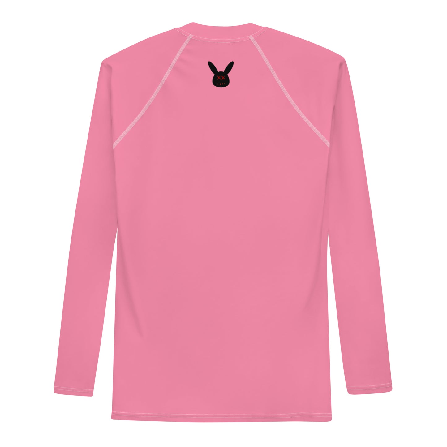 Men's Basic Pink Long Sleeve Rash Guard