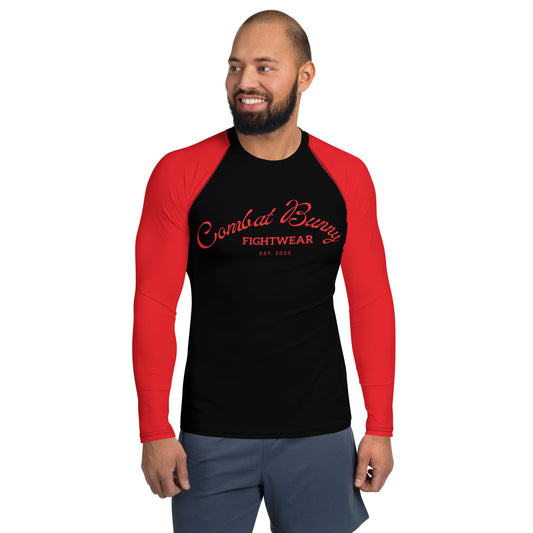 Men's Ranked Black/Red Rash Guard