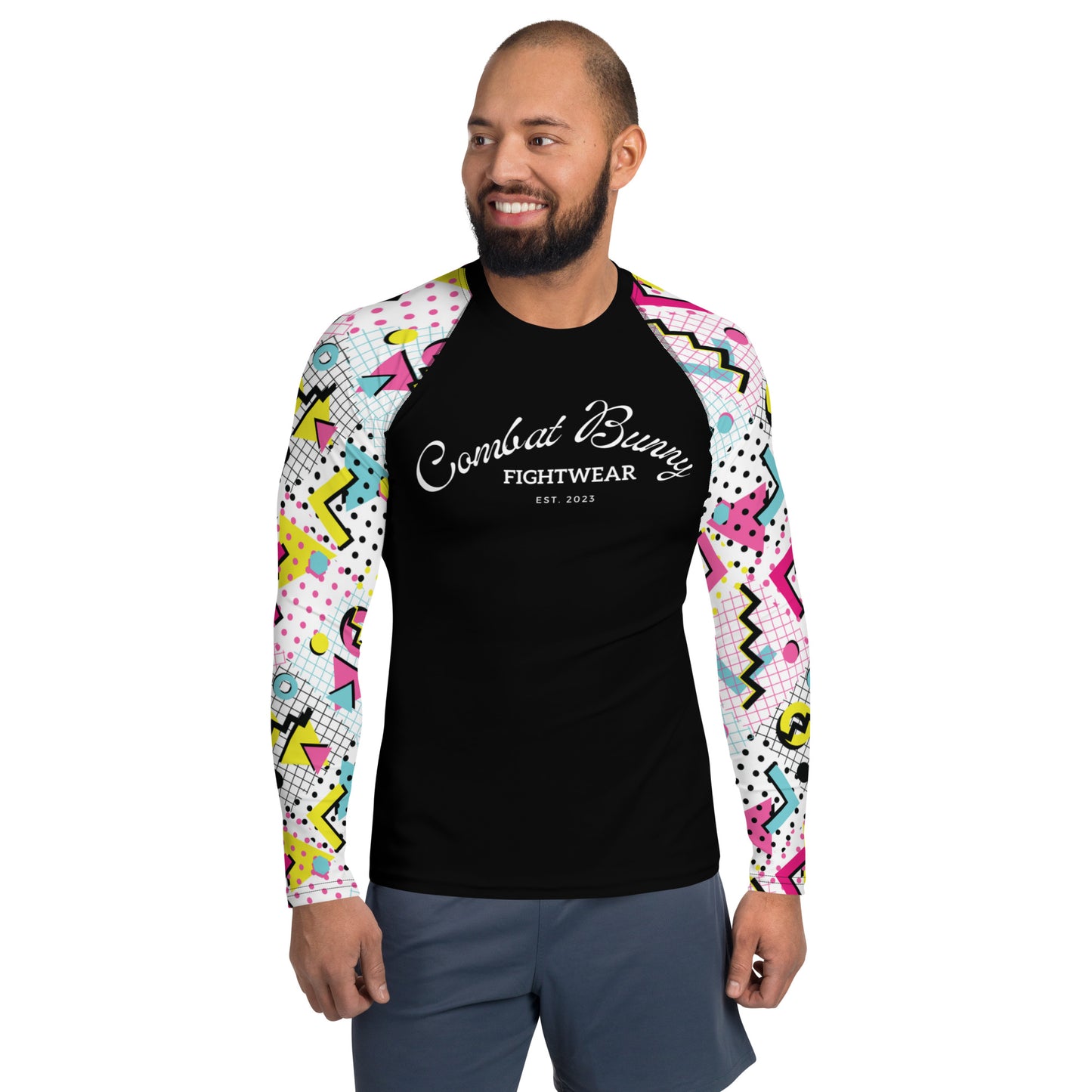 Men's 80's Themed Rash Guard