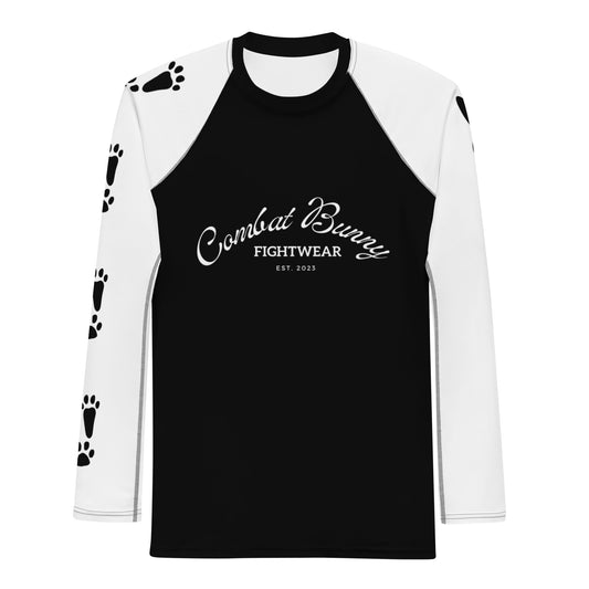 Men's Snow Bunny Tracks Long Sleeve Rash Guard