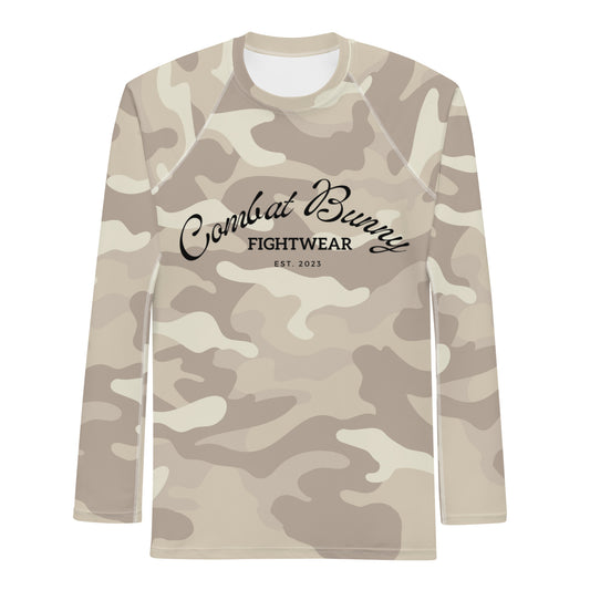 Men's Desert Camo Long Sleeve Rash Guard