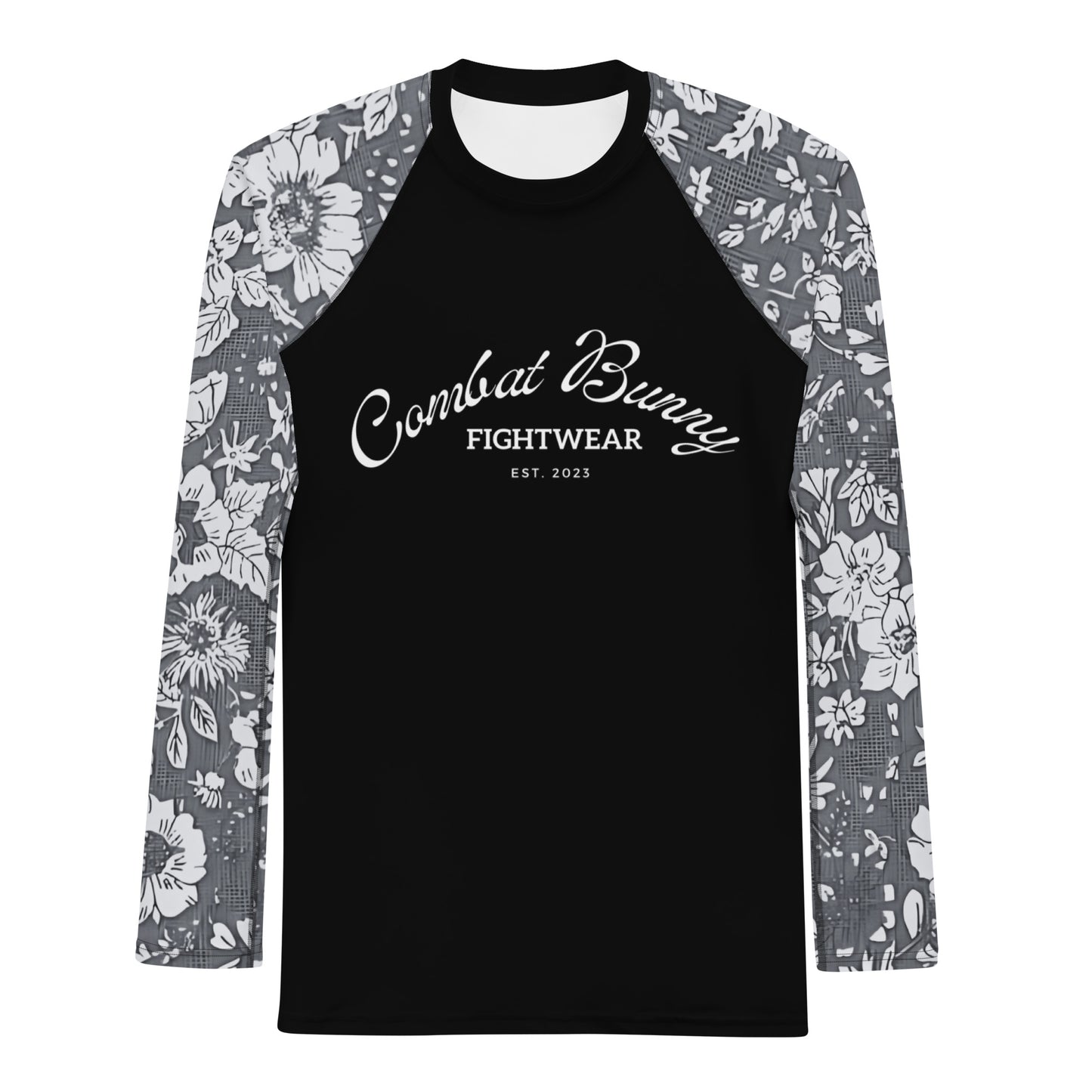 Men's Flower Long Sleeve Rash Guard