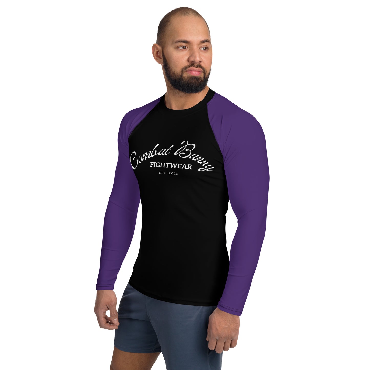 Men's Ranked Purple Rash Guard