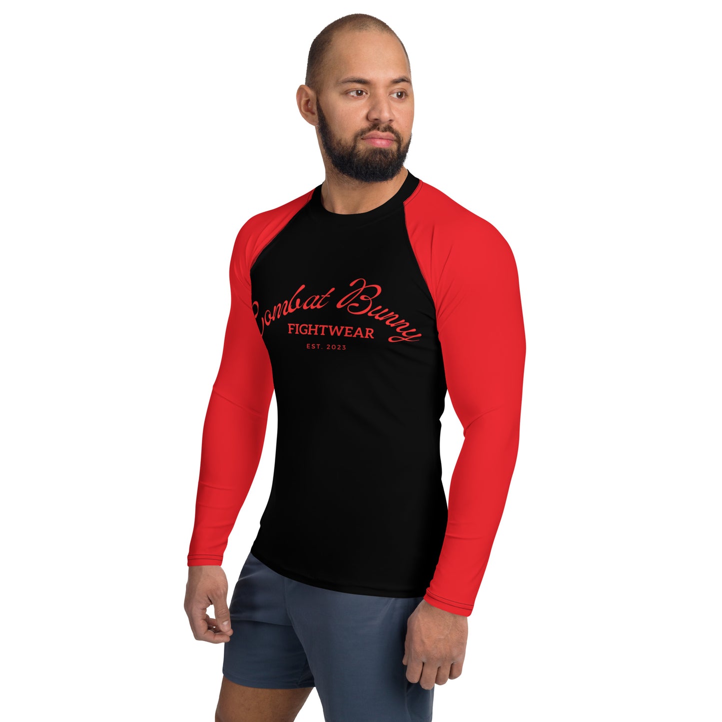 Men's Ranked Black/Red Rash Guard