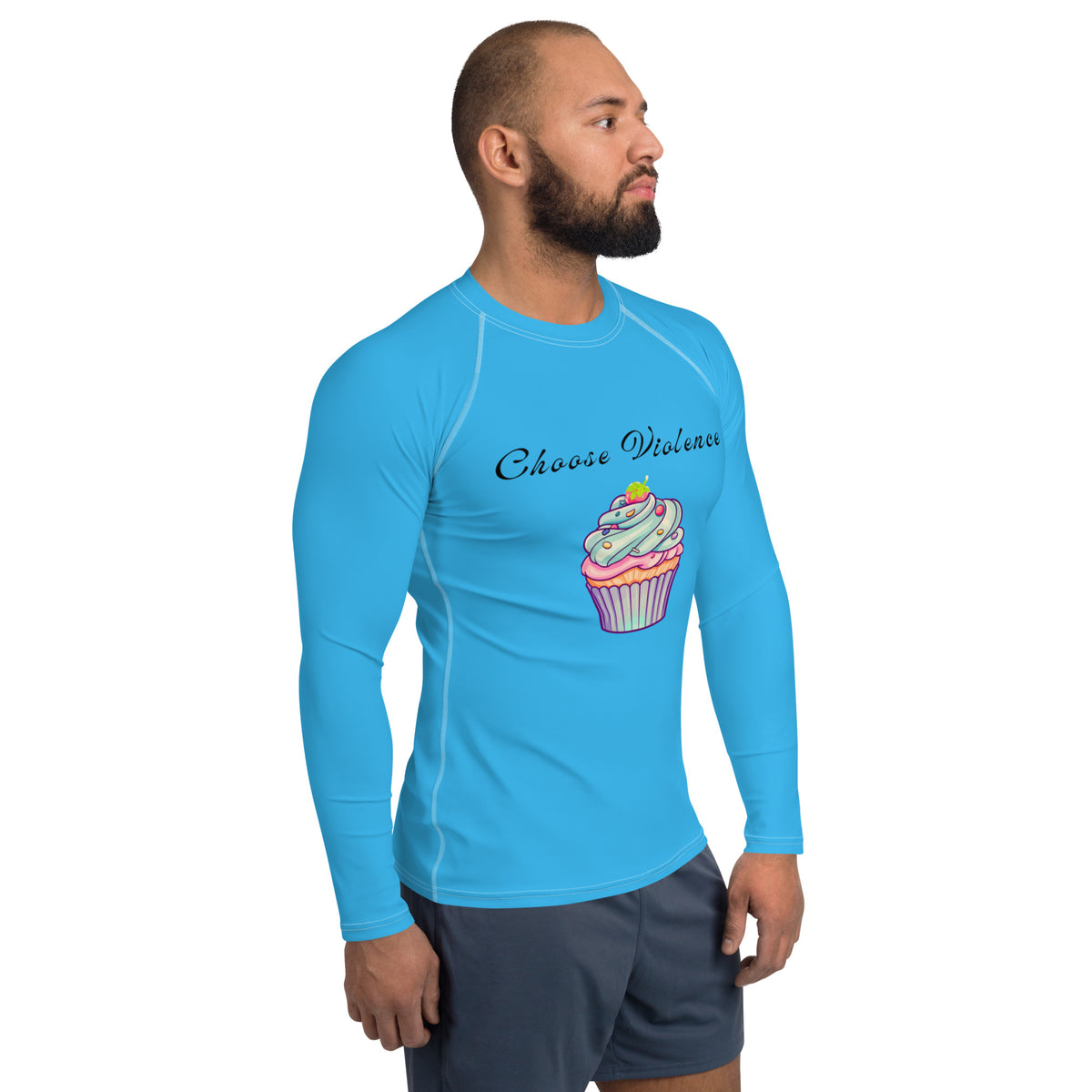Coffee Rash Guard Men's Cupcake Rash Guard – Combat Bunny Fightwear