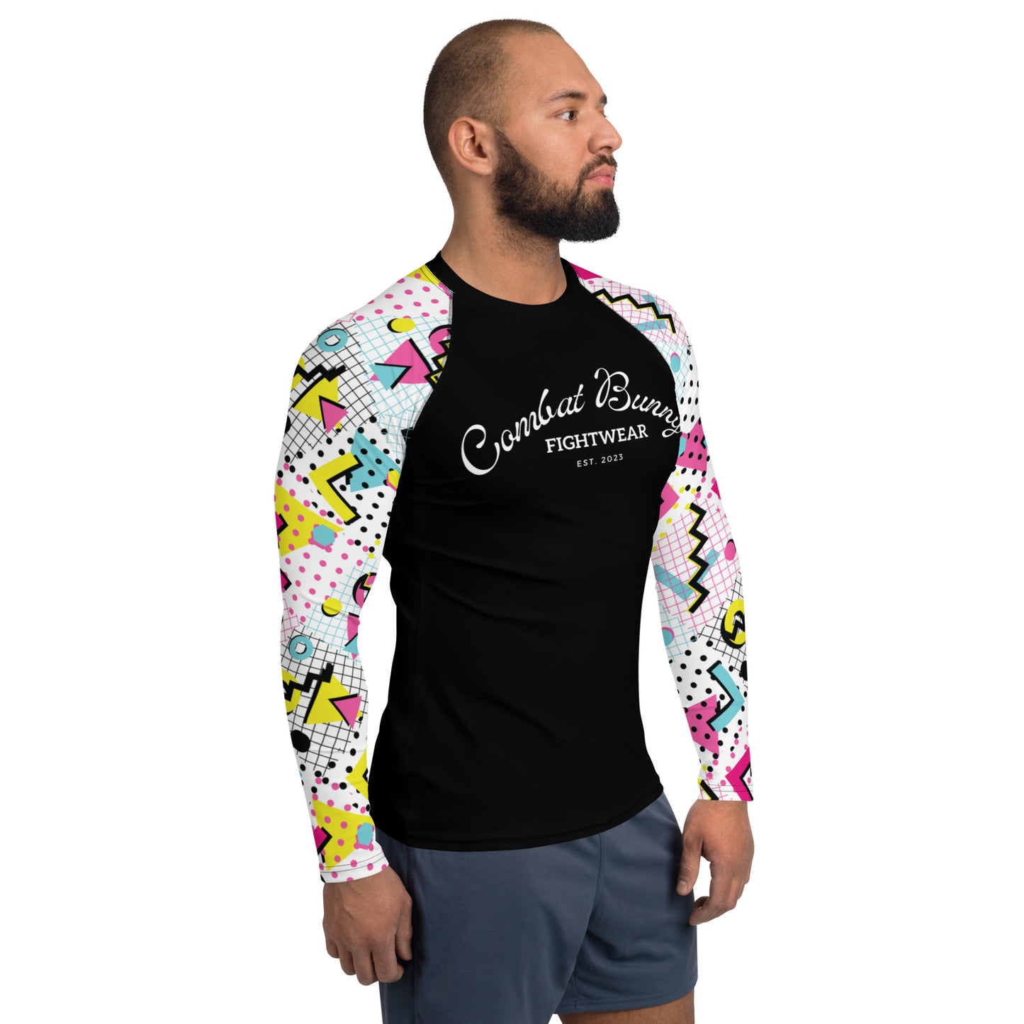 Men's 80's Themed Rash Guard