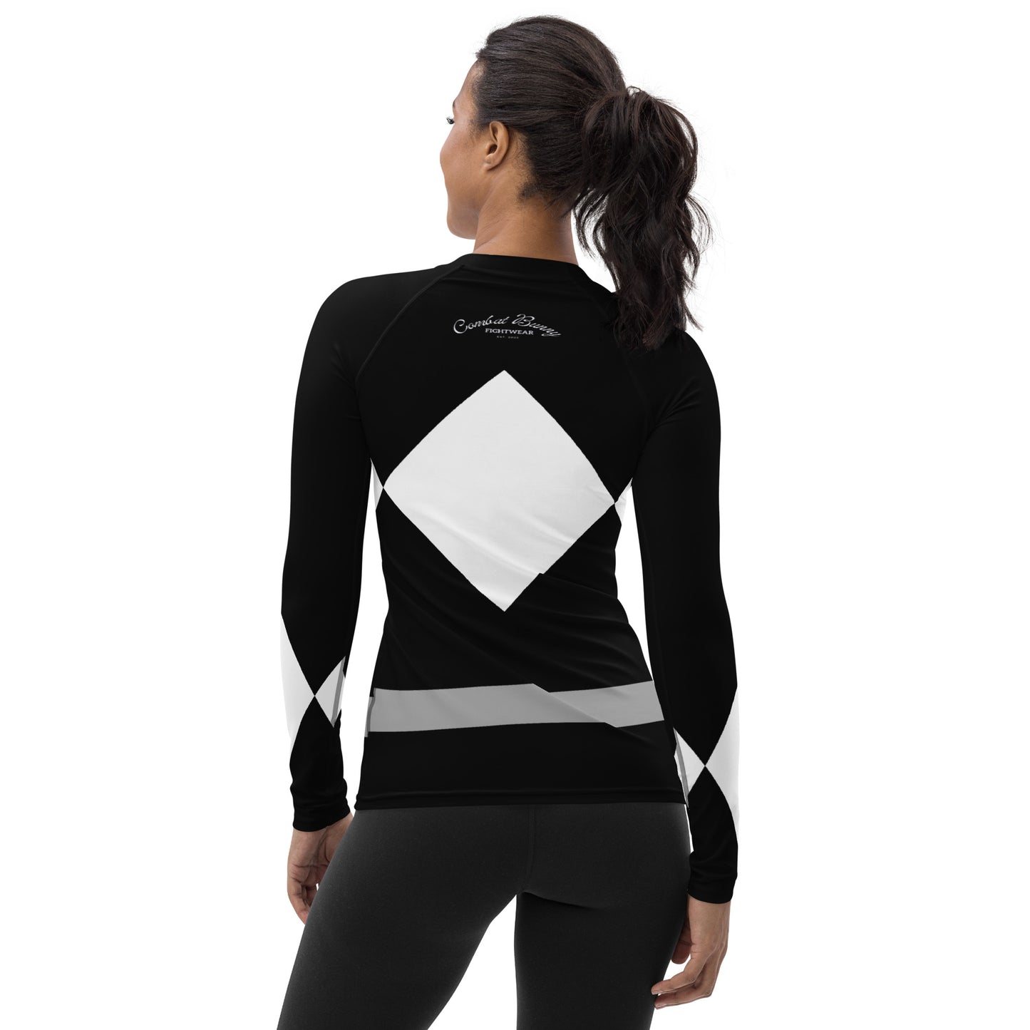 Women's Black Halloween Rash Guard