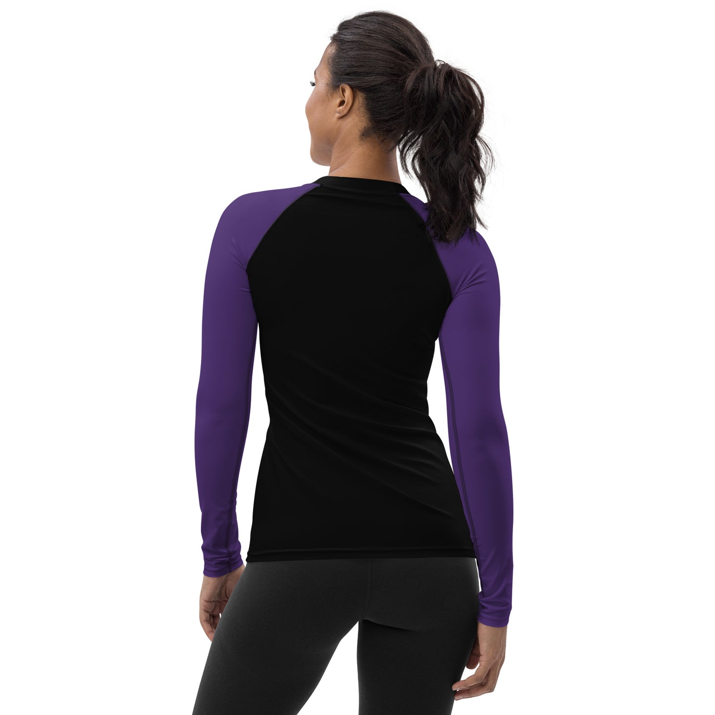 Women's Ranked Purple Rash Guard