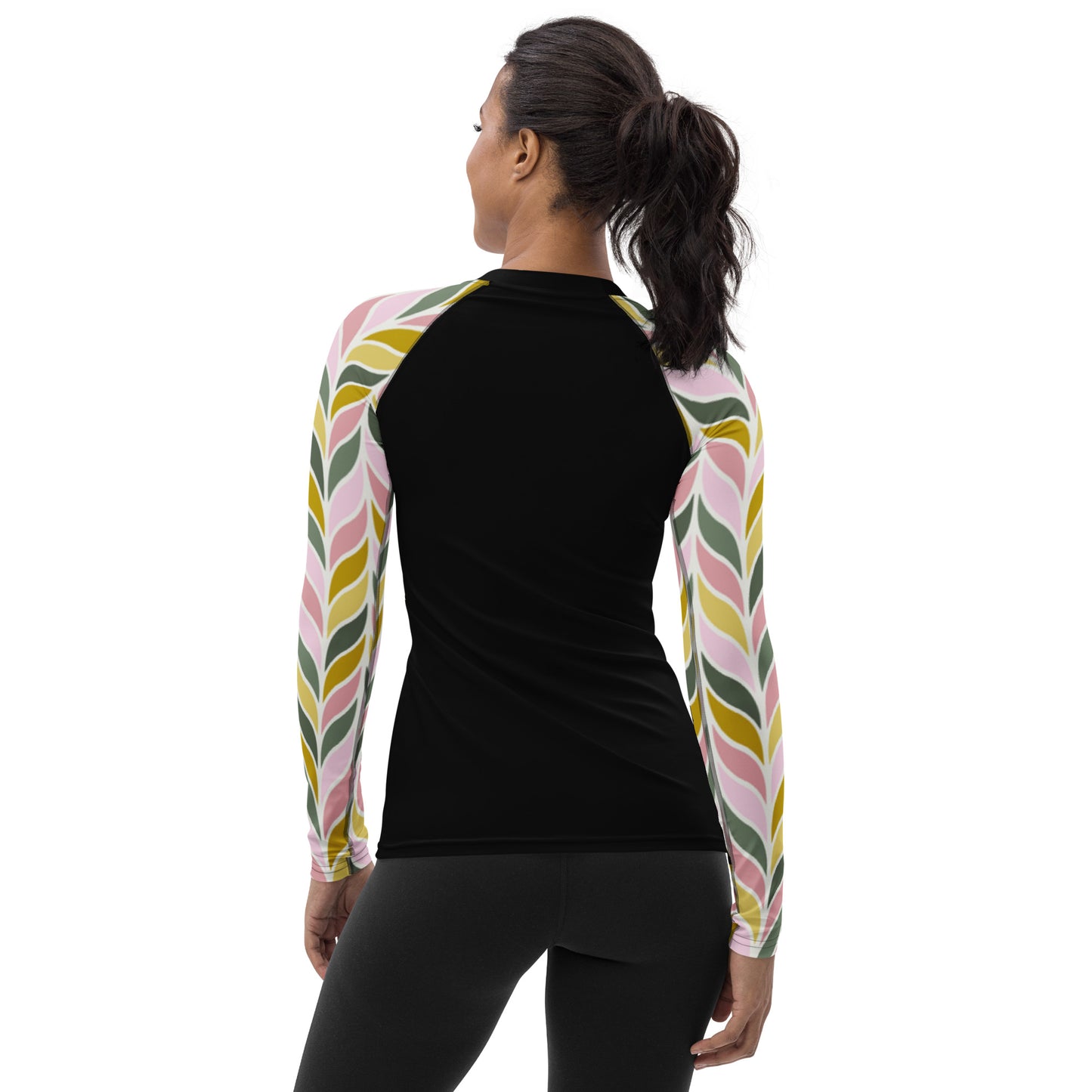 Women's Leave Pattern Rash Guard