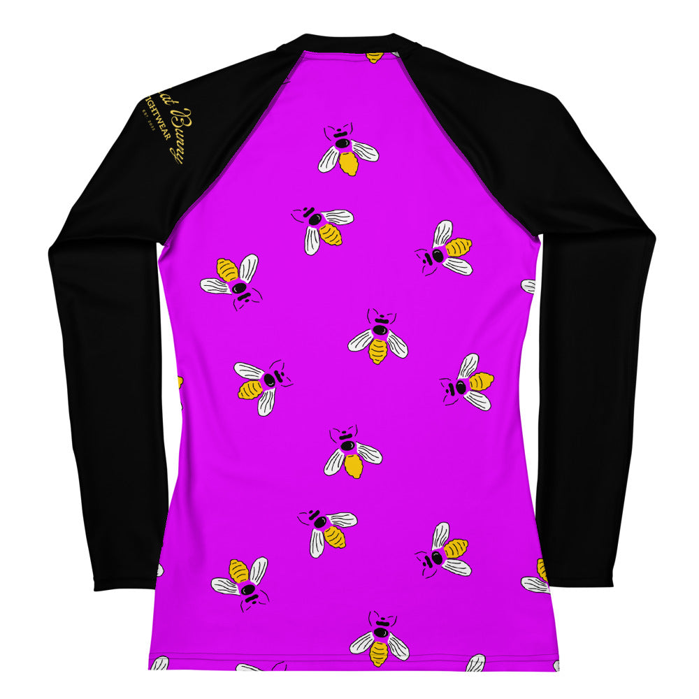 Women's Queen Bee Long Sleeve Rash Guard