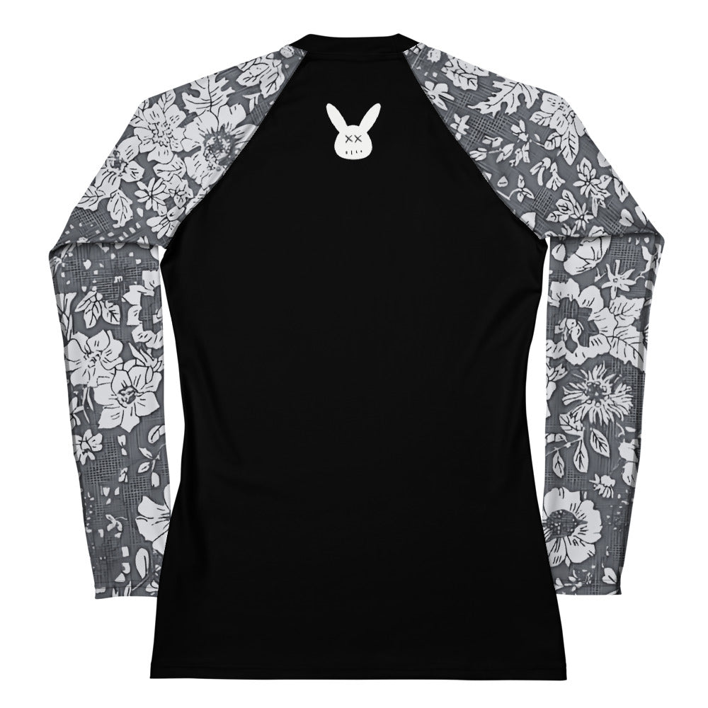 Women's Flower Long Sleeve Rash Guard