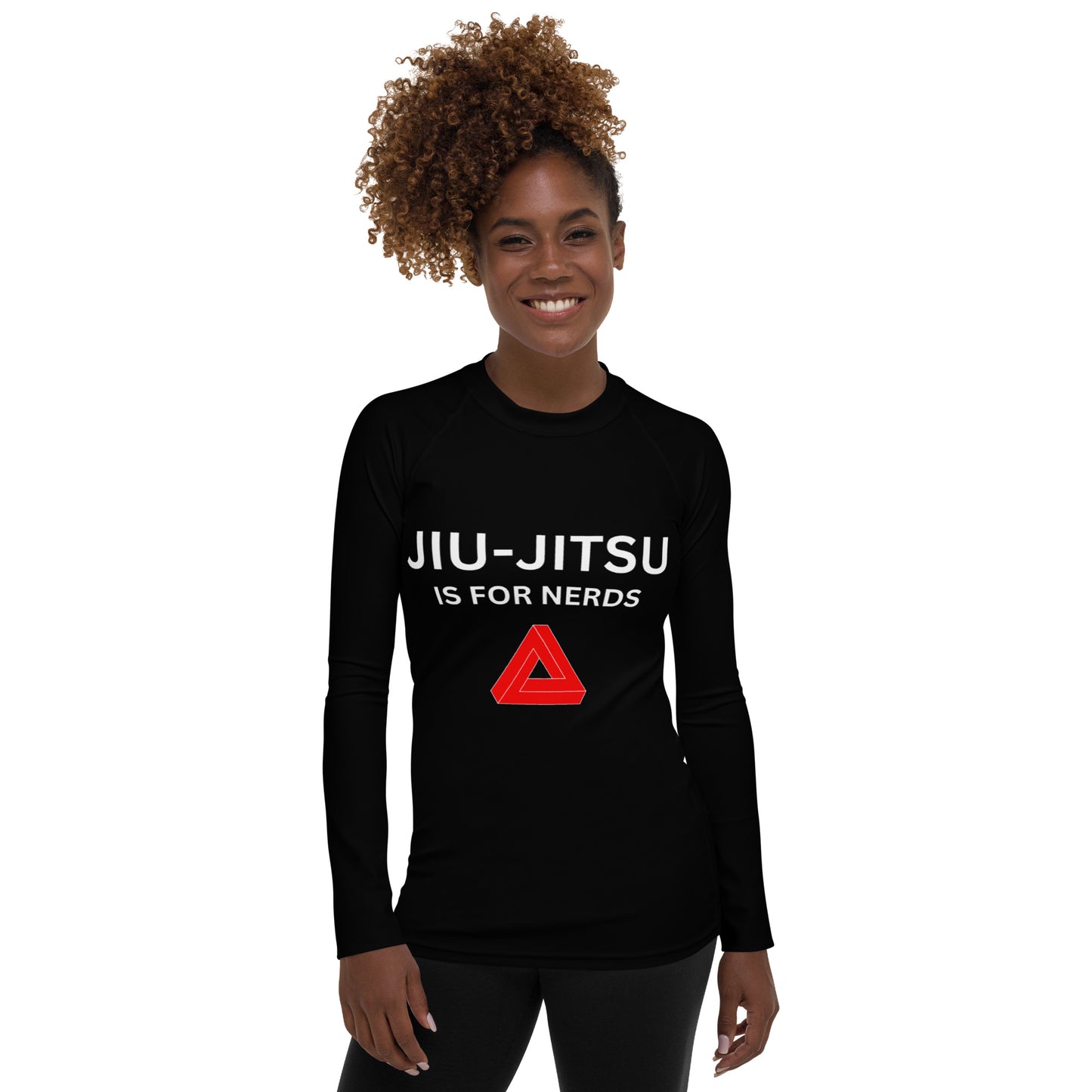 Women's Jiu Jitsu Nerd Rash Guard