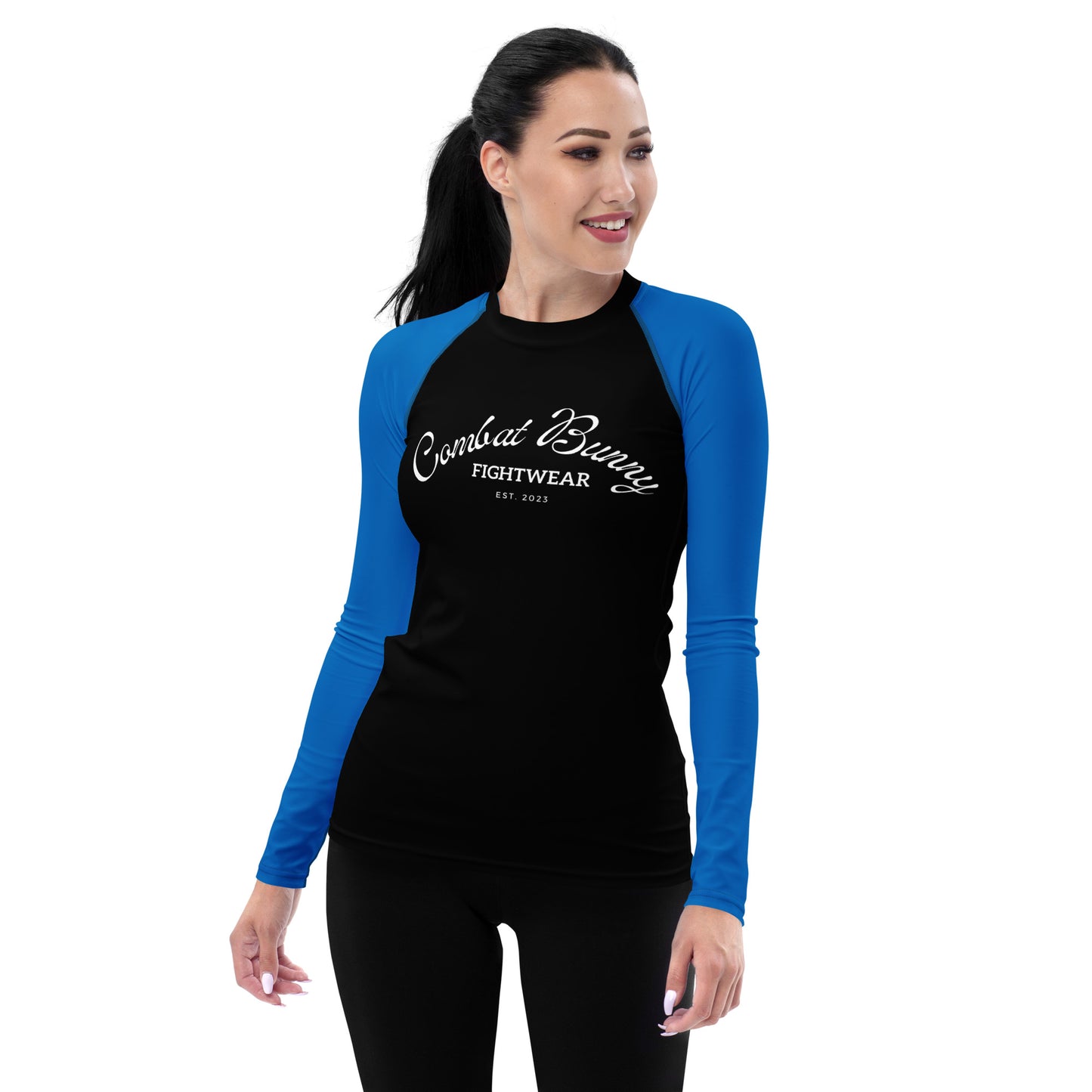 Women's Ranked Blue Rash Guard