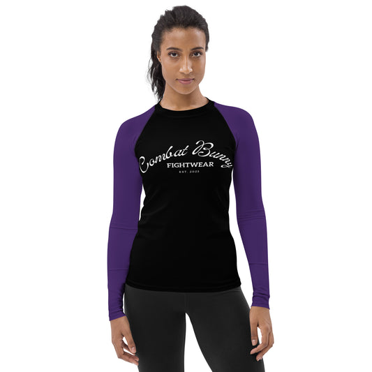 Women's Ranked Purple Rash Guard