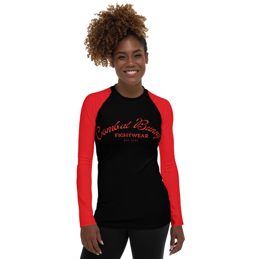 Women's Ranked Black Rash Guard