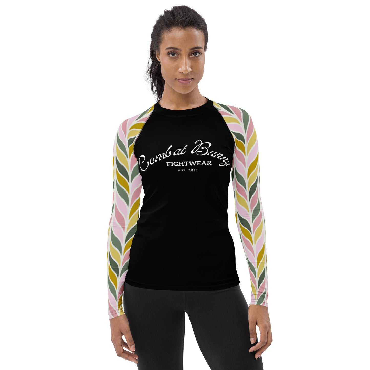 Women's Leave Pattern Rash Guard