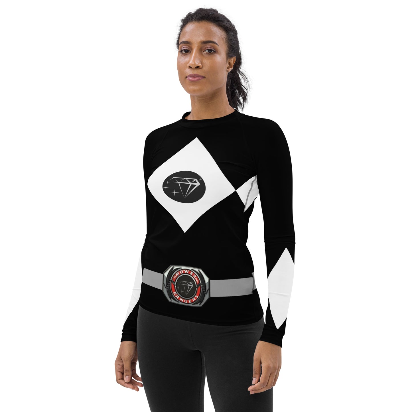 Women's Black Halloween Rash Guard