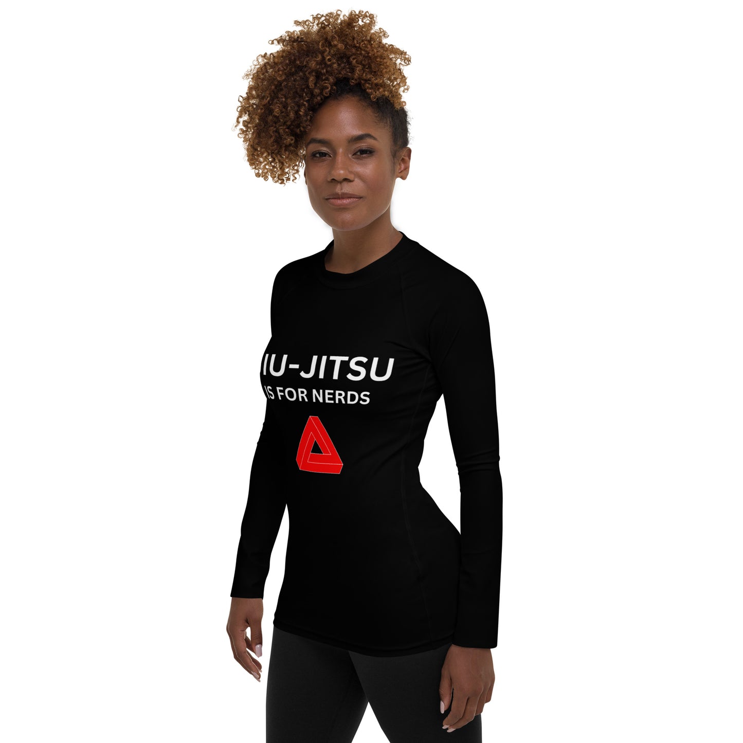 Women's Jiu Jitsu Nerd Rash Guard