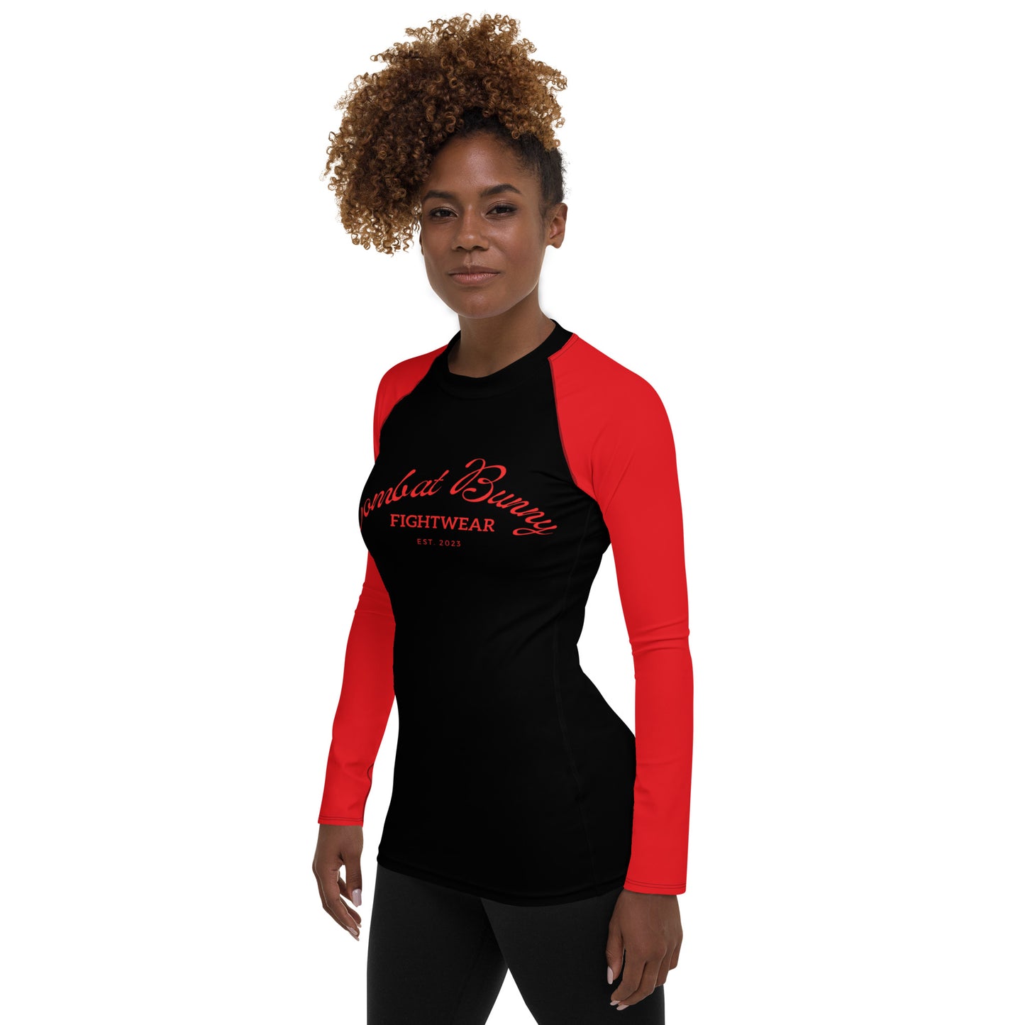 Women's Ranked Black Rash Guard