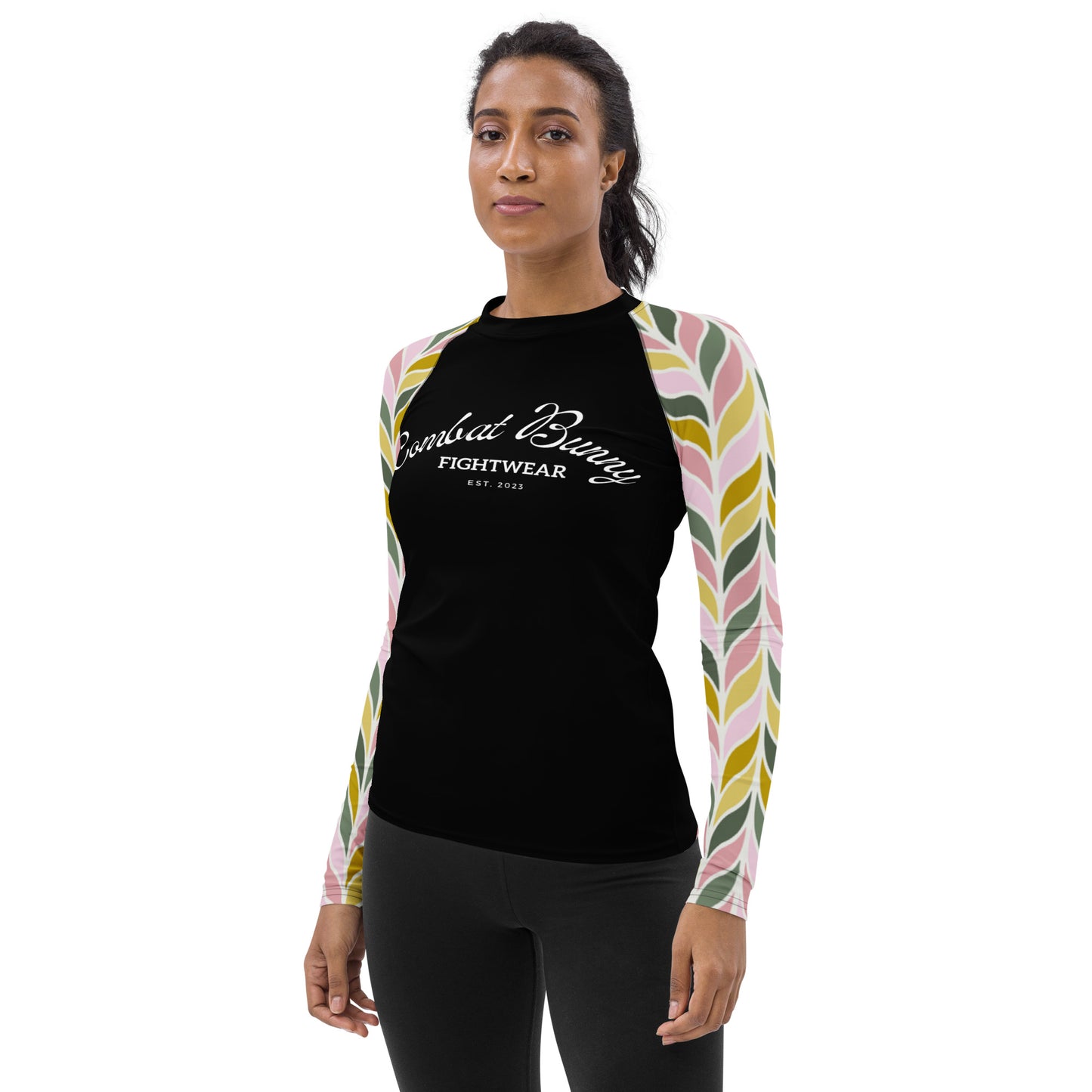 Women's Leave Pattern Rash Guard