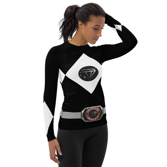 Women's Black Halloween Rash Guard
