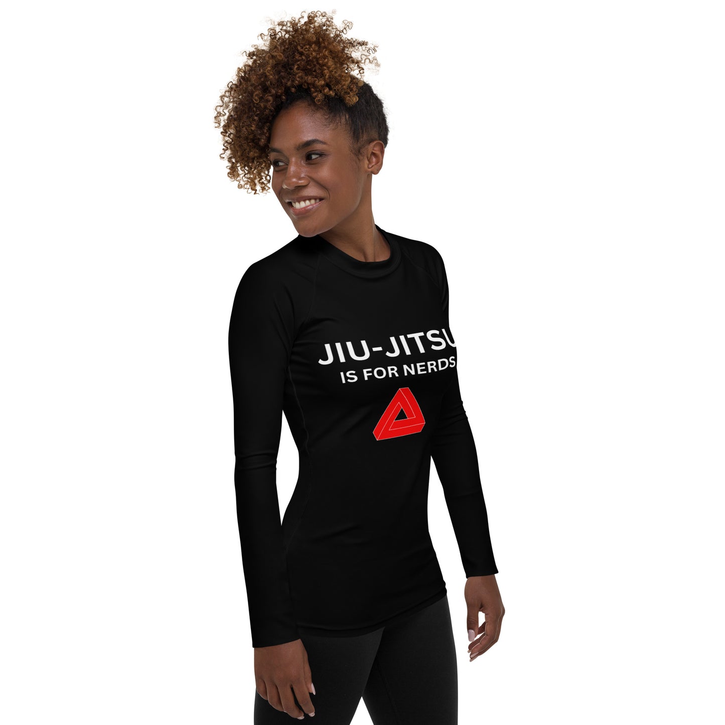 Women's Jiu Jitsu Nerd Rash Guard