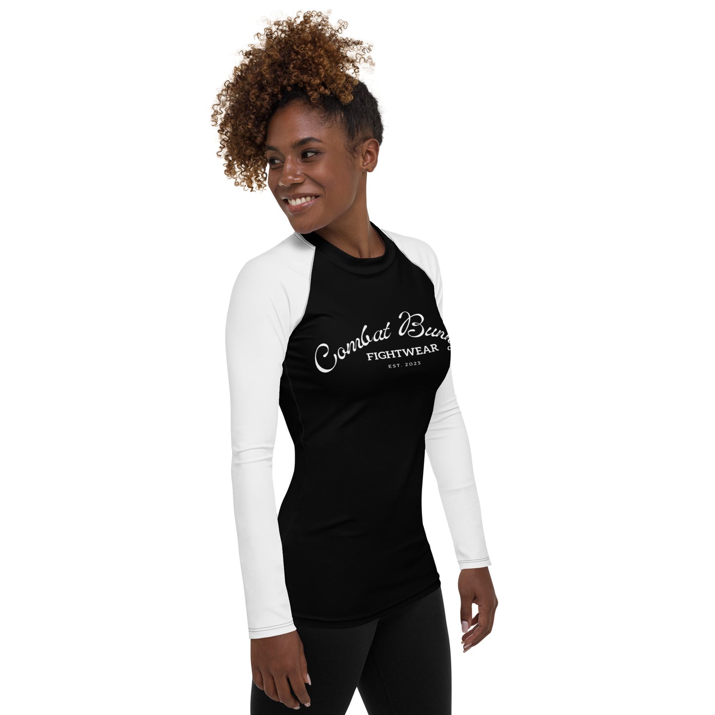 Women's Ranked White Rash Guard