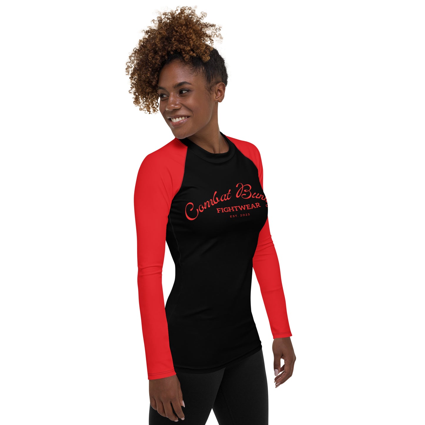 Women's Ranked Black Rash Guard