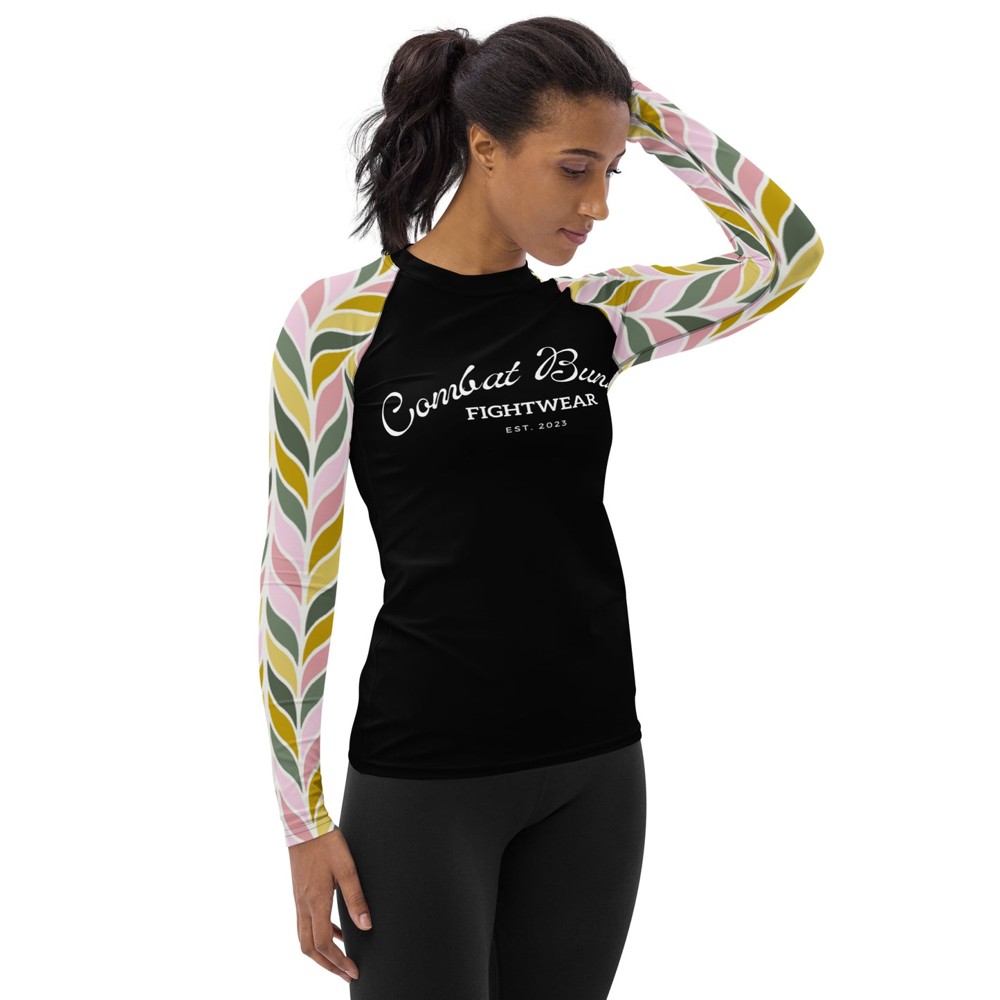 Women's Leave Pattern Rash Guard