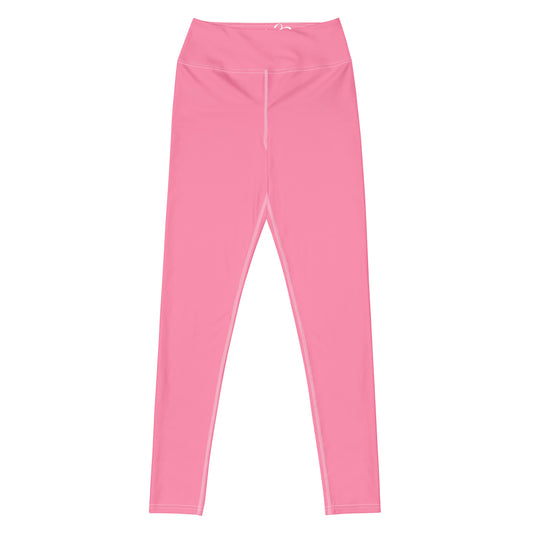 Women's Basic Pink Yoga Leggings