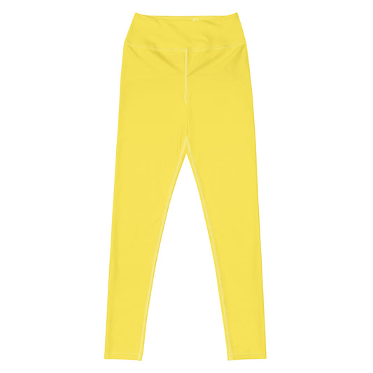 Women's Basic Yellow Yoga Leggings