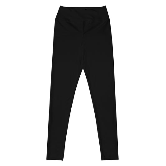 Woman's Basic Black Yoga Leggings