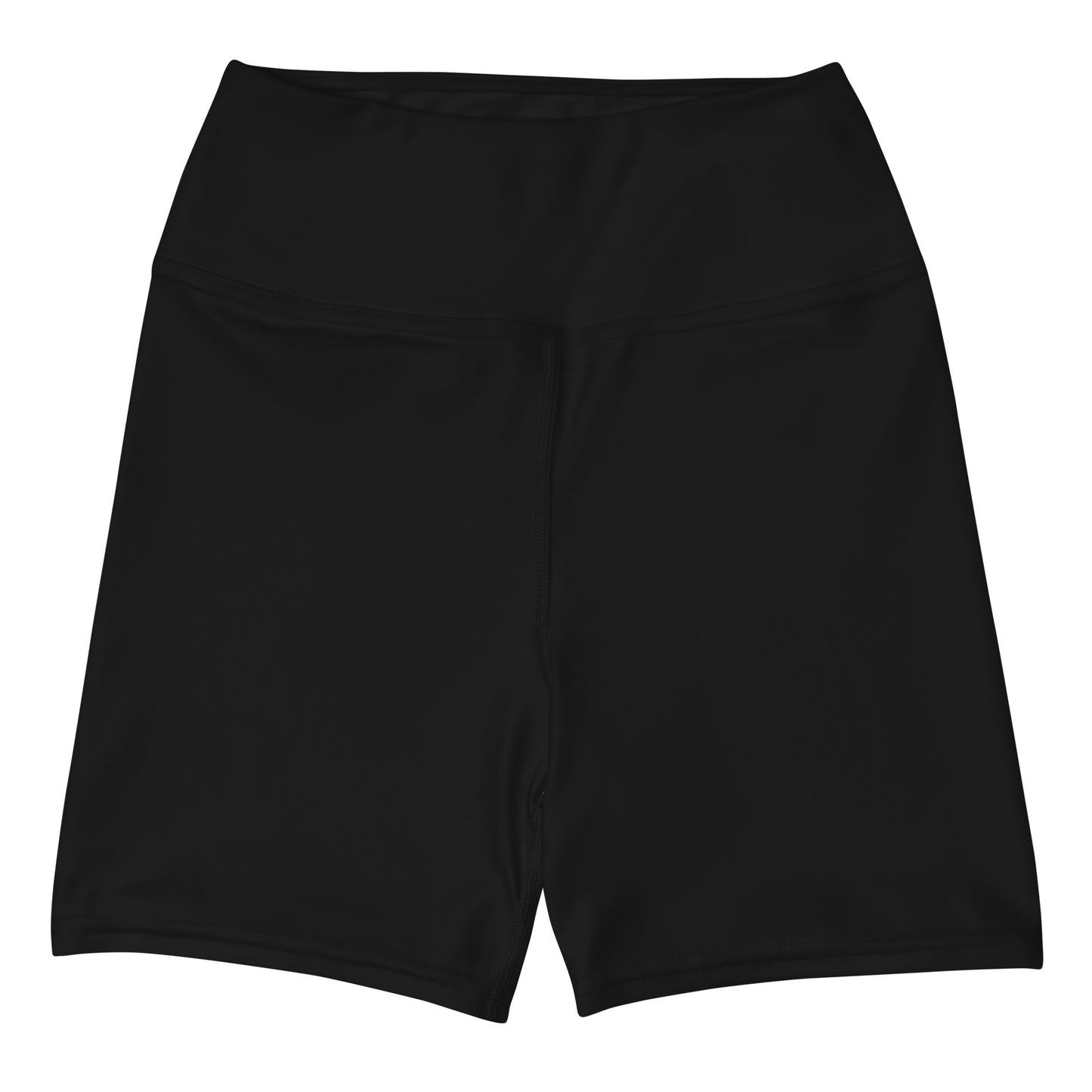 Woman's Basic Black Yoga Shorts