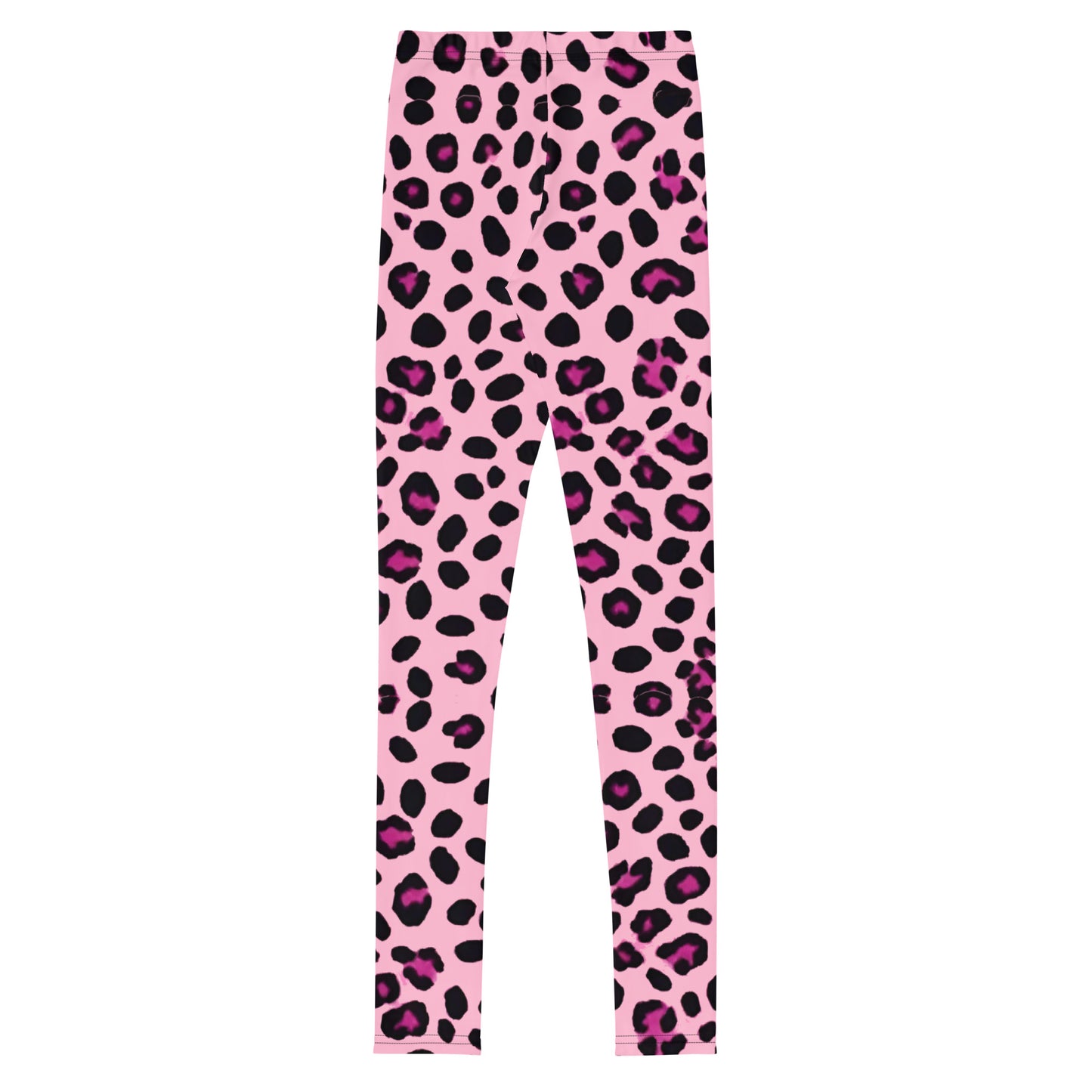 Youth Pink Leopard Print Leggings