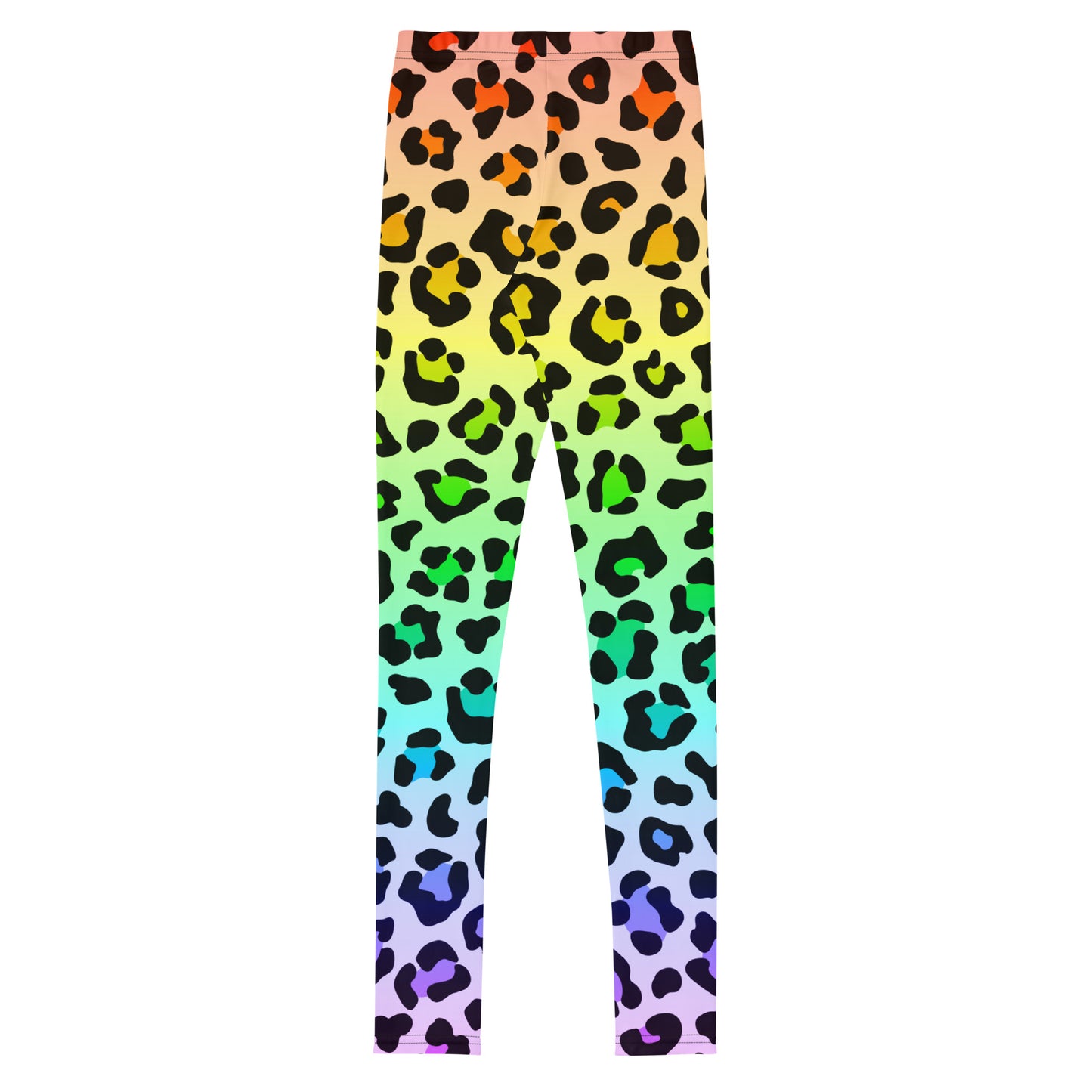 Youth Rainbow Leopard Leggings