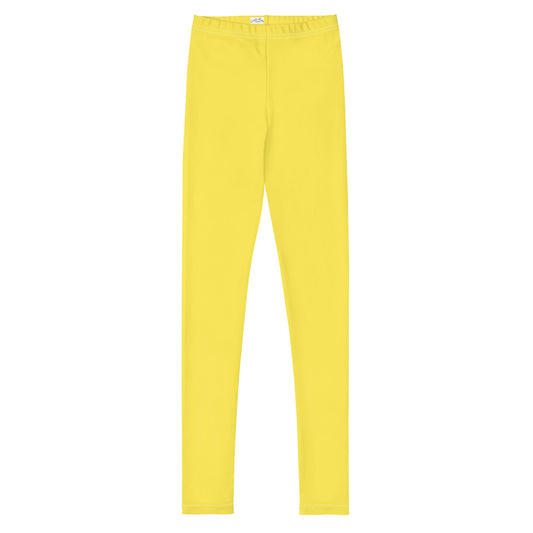 Youth Basic Yellow Leggings